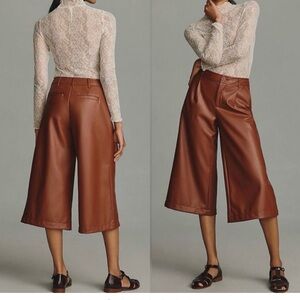 By Anthropologie NWT Brown Culottes for Women